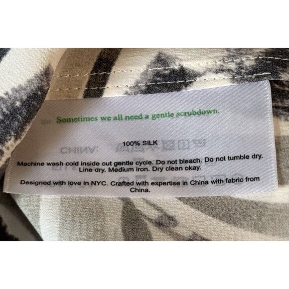 M.M. Lafleur Women The Didion Top Washable Silk Charmeuse Size XS Whimsigoth - Picture 8 of 11